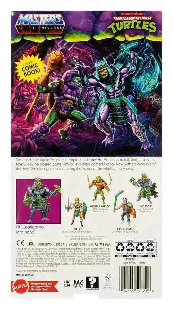 Turtles of Grayskull Masters of the Universe Origins Skeletor EU Version - Smalltinytoystore