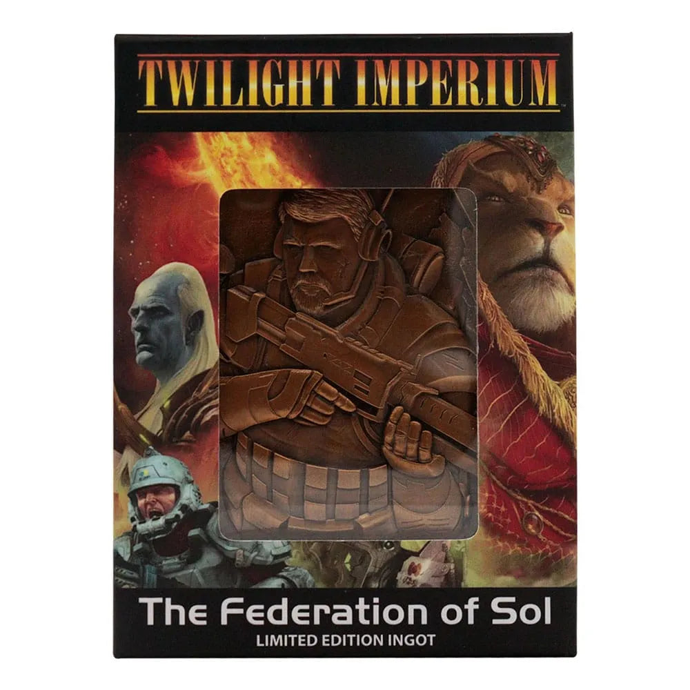 Twilight Imperium Metallbarren The Federation of Sol Limited Edition - Smalltinytoystore