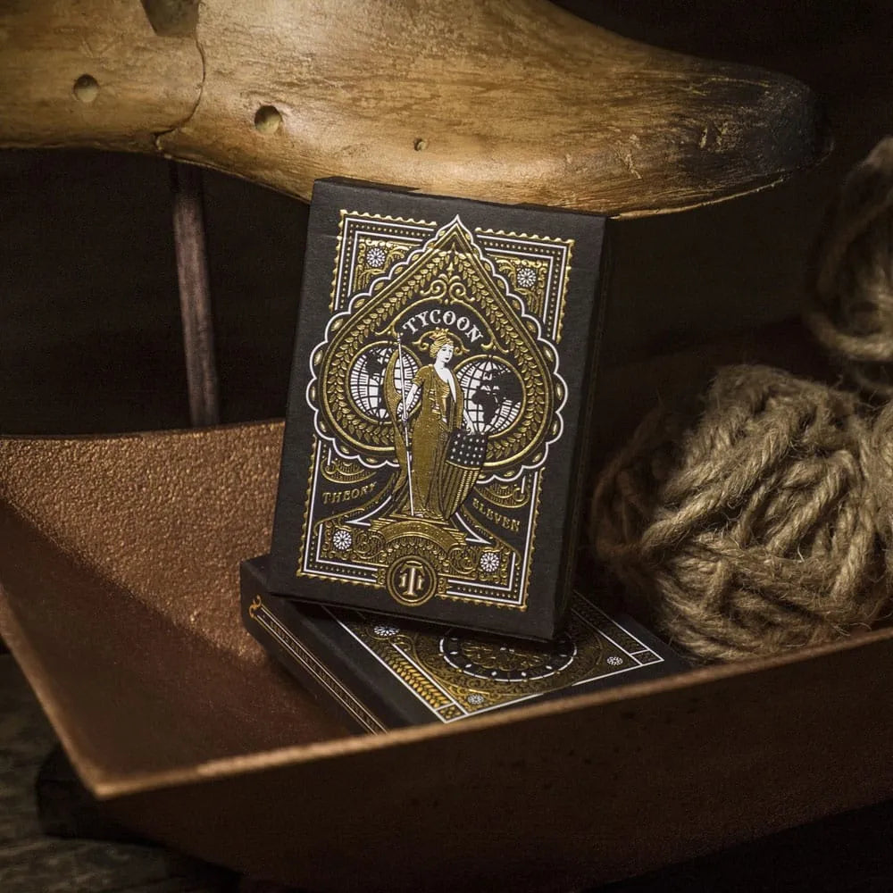 Tycoon Spielkarten Black - Smalltinytoystore