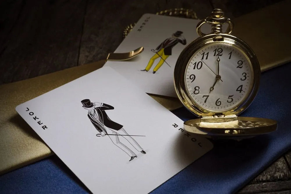 Tycoon Spielkarten Blue - Smalltinytoystore