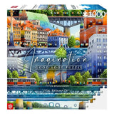Tytus Brzozowski Imagination Puzzle Warsaw Bridges (1000 Teile) - Smalltinytoystore