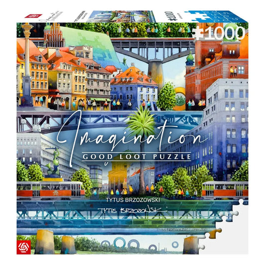Tytus Brzozowski Imagination Puzzle Warsaw Bridges (1000 Teile) - Smalltinytoystore