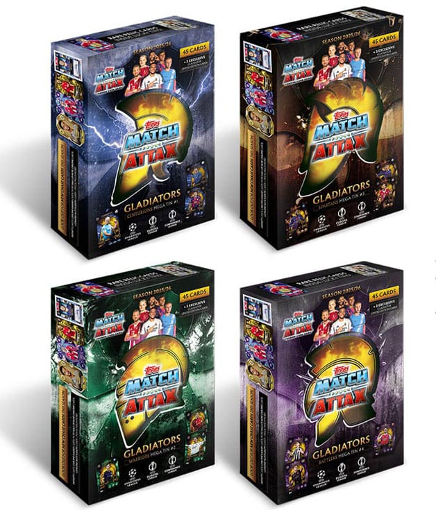 UEFA Champions League Match Attax Trading Cards 2025/26 Mega Tin *Deutsche Version* - Smalltinytoystore