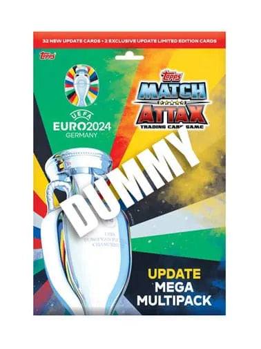 UEFA EURO 2024 Trading Cards Update Mega Multipack - Smalltinytoystore