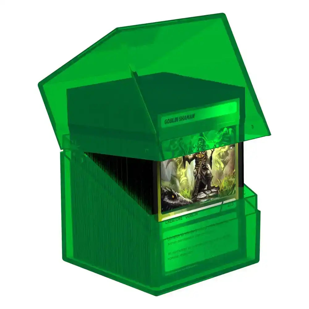 Ultimate Guard Boulder 100+ Clear - Emerald - Smalltinytoystore