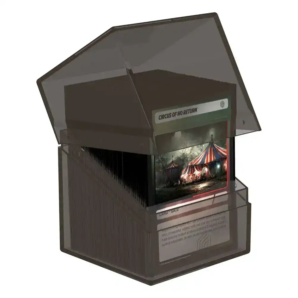Ultimate Guard Boulder 100+ Clear - Onyx - Smalltinytoystore