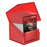 Ultimate Guard Boulder 100+ Clear - Ruby - Smalltinytoystore