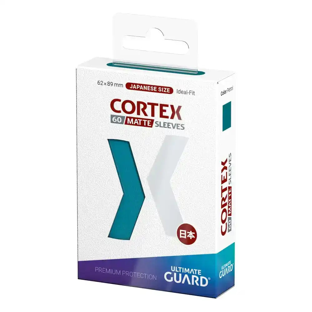 Ultimate Guard Cortex Sleeves Japanese Size Matte Petrol (60) - Smalltinytoystore
