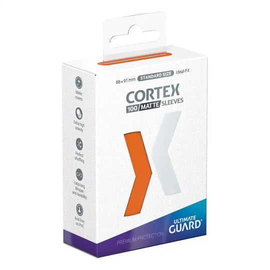 Ultimate Guard Cortex Sleeves Standardgröße Matt-Orange (100) - Smalltinytoystore