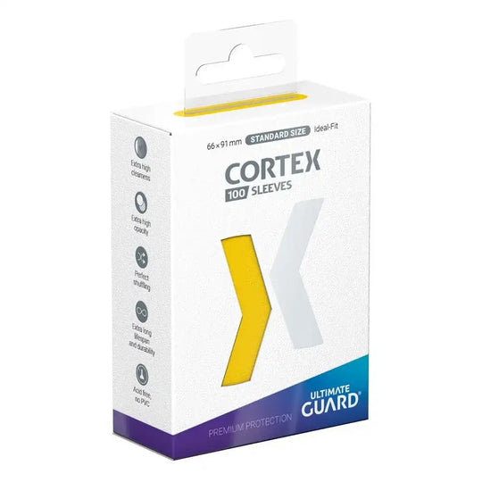 Ultimate Guard Cortex Sleeves Standardgröße Yellow (100) - Smalltinytoystore