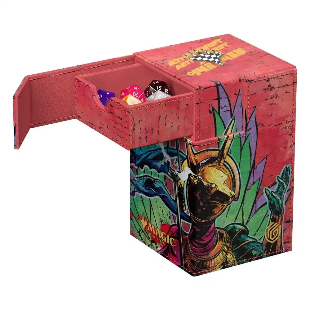 Ultimate Guard Flip'n'Tray 100+ Xenoskin Magic: The Gathering "Aetherdrift" - Hazoret, Godseeker - Smalltinytoystore