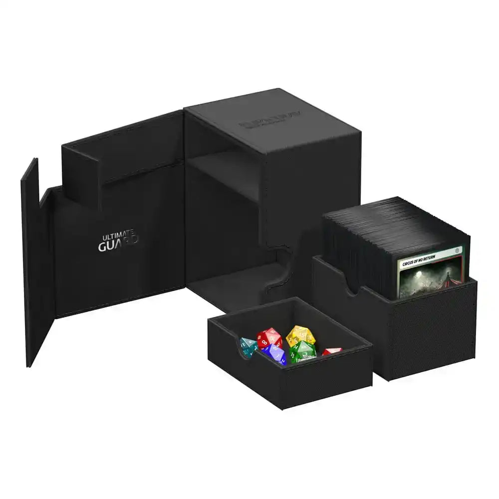 Ultimate Guard Flip`n`Tray 133+ XenoSkin Schwarz - Smalltinytoystore