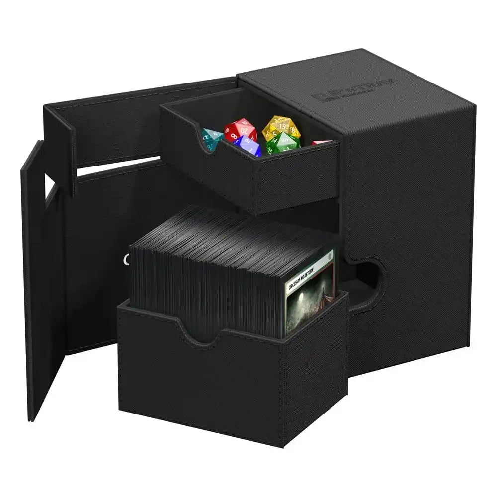 Ultimate Guard Flip`n`Tray 133+ XenoSkin Schwarz - Smalltinytoystore