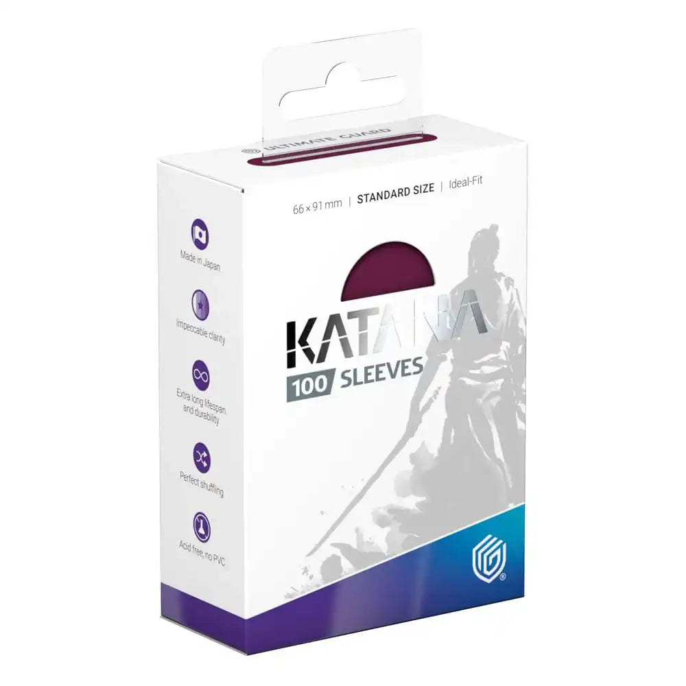Ultimate Guard Katana Sleeves Standardgröße Radiant Plum (100) - Smalltinytoystore