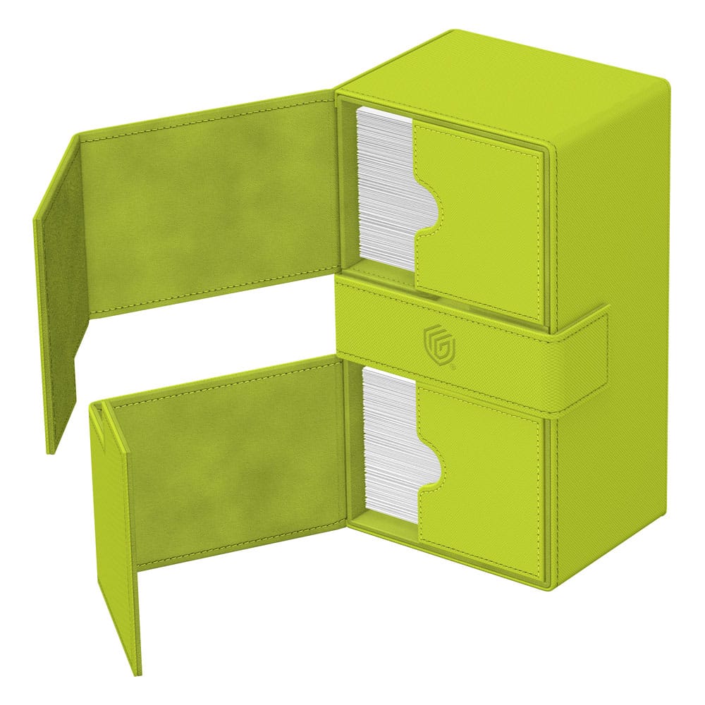Ultimate Guard Twin Flip'n'Tray 200+ Xenoskin "Summer Edition 2025" - Lime - Smalltinytoystore