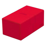 Ultimate Guard Twin Flip`n`Tray 200+ XenoSkin Monocolor Rot - Smalltinytoystore