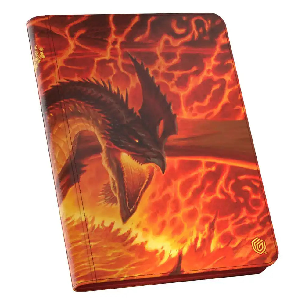 Ultimate Guard Zipfolio 360 Xenoskin Magic: The Gathering "Tarkir: Dragonstorm" - Magmatic Hellkite - Smalltinytoystore