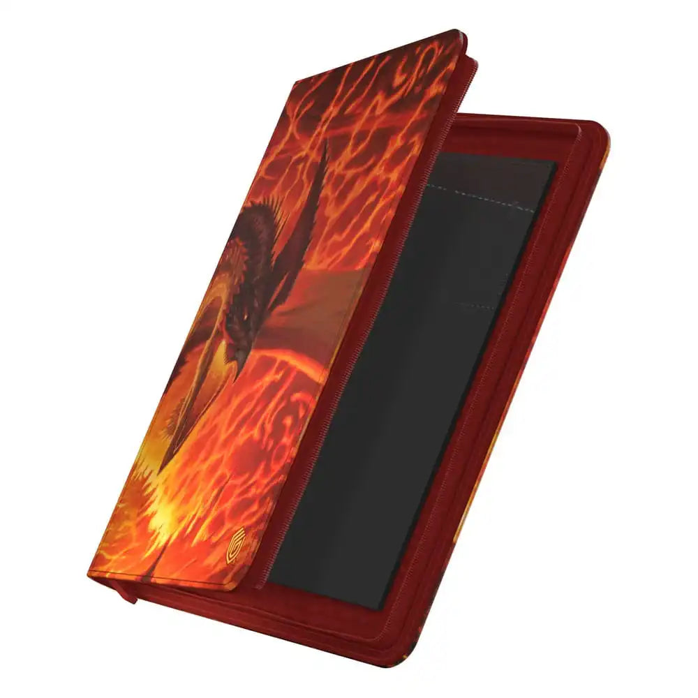 Ultimate Guard Zipfolio 360 Xenoskin Magic: The Gathering "Tarkir: Dragonstorm" - Magmatic Hellkite - Smalltinytoystore