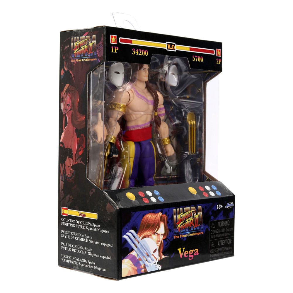 Ultra Street Fighter II: The Final Challengers Actionfigur 1/12 Vega 15 cm - Smalltinytoystore