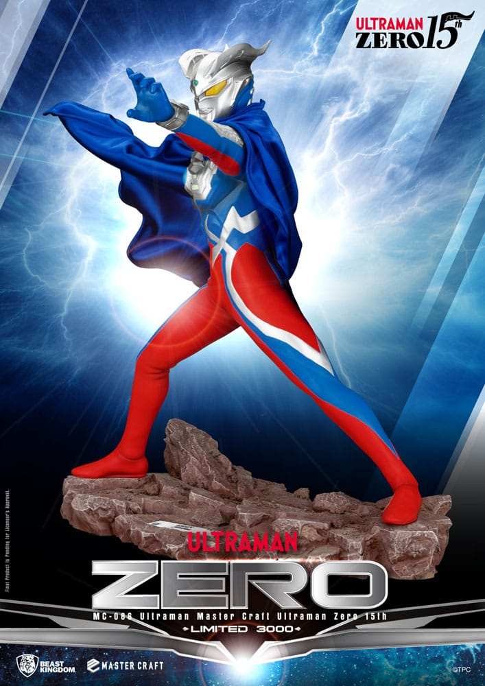 Ultraman Master Craft Statue Ultraman Zero 15th 41 cm - Smalltinytoystore
