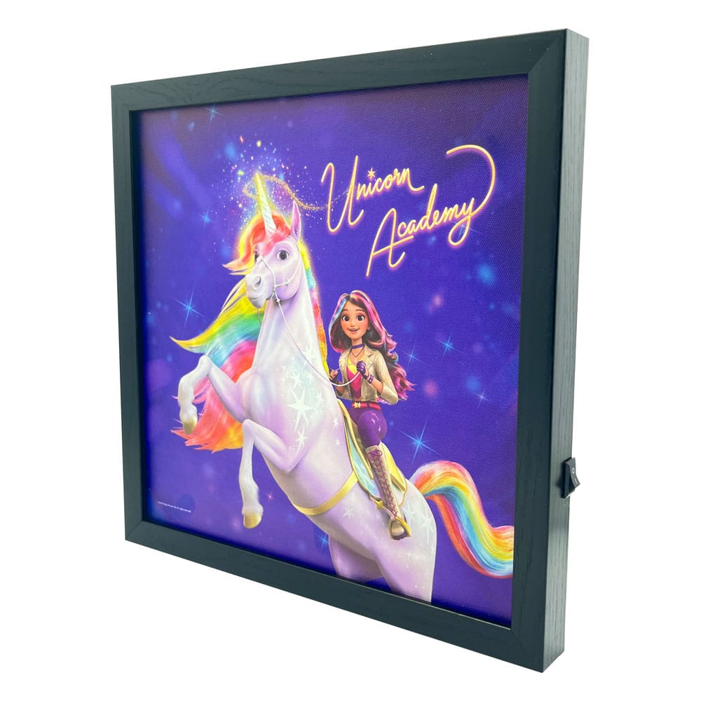 Unicorn Academy Canvas Poster Sophia & Wildstar (With Light) - Smalltinytoystore
