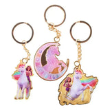 Unicorn Academy Metall Schlüsselanhänger Sortiment (12) - Smalltinytoystore