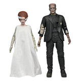 Universal Monsters Actionfiguren 2er-Pack Bride of Frankenstein 90th Anniversary The Monster & His Mate 18 cm - Smalltinytoystore