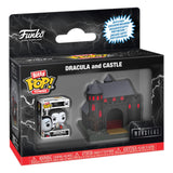 Universal Monsters Bitty POP! Towns Vinyl Figur Dracula with Castle - Smalltinytoystore