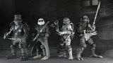 Universal Monsters x Teenage Mutant Ninja Turtles 4er-Pack Turtles Black & White - Smalltinytoystore