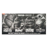 Universal Monsters x Teenage Mutant Ninja Turtles 4er-Pack Turtles Black & White - Smalltinytoystore