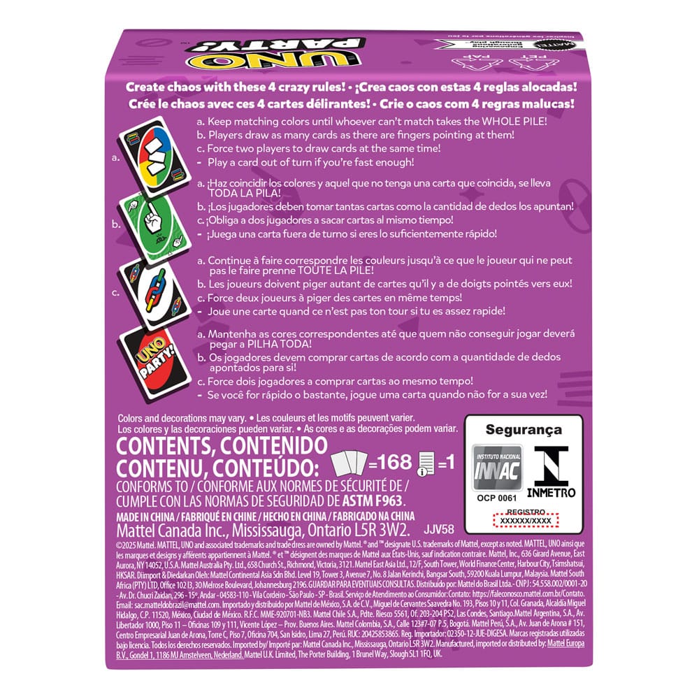 UNO Party! Kartenspiel - Smalltinytoystore