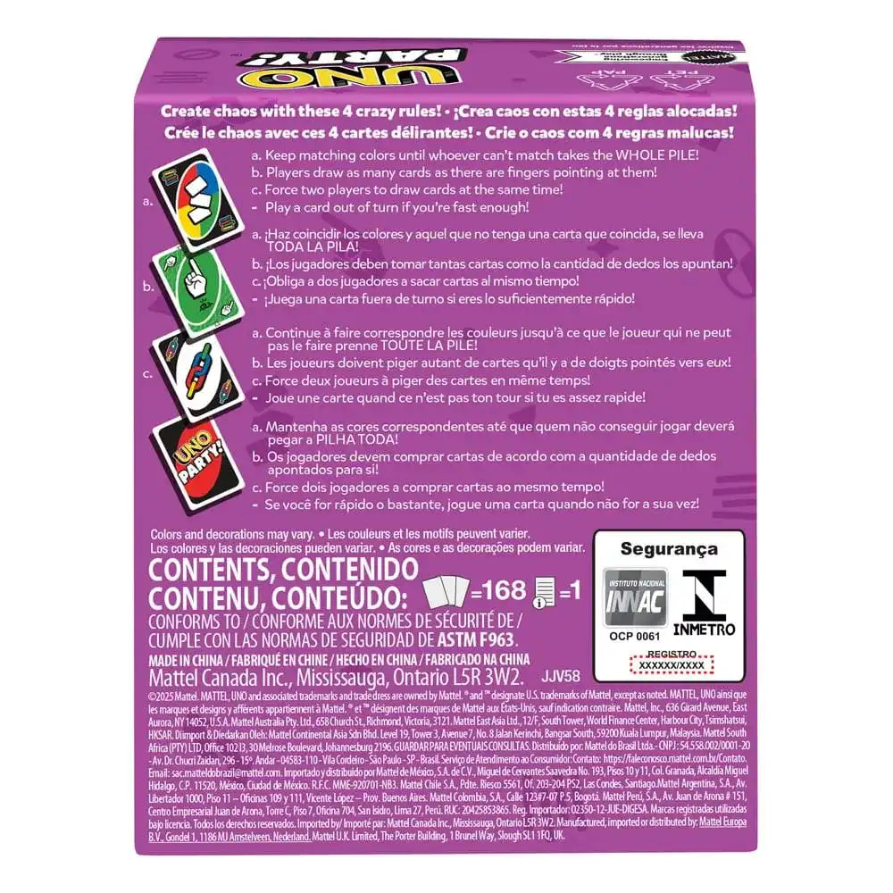 UNO Party! Kartenspiel - Smalltinytoystore