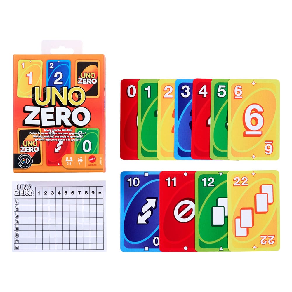 UNO Zero Kartenspiel - Smalltinytoystore