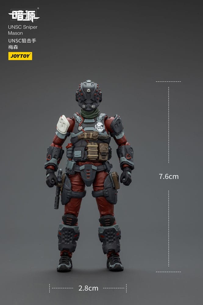 UNSC Dark Source Actionfigur Sniper Mason 7 cm - Smalltinytoystore