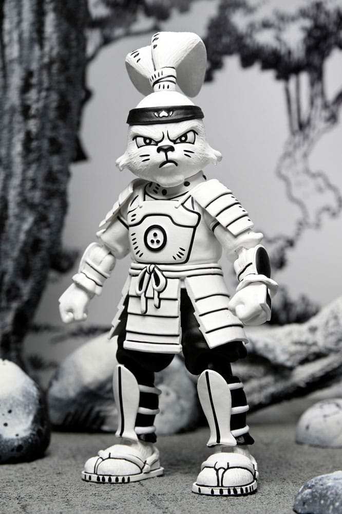 Usagi Yojimbo Actionfigur Samurai Usagi Yojimbo Black & White Figure 18 cm - Smalltinytoystore