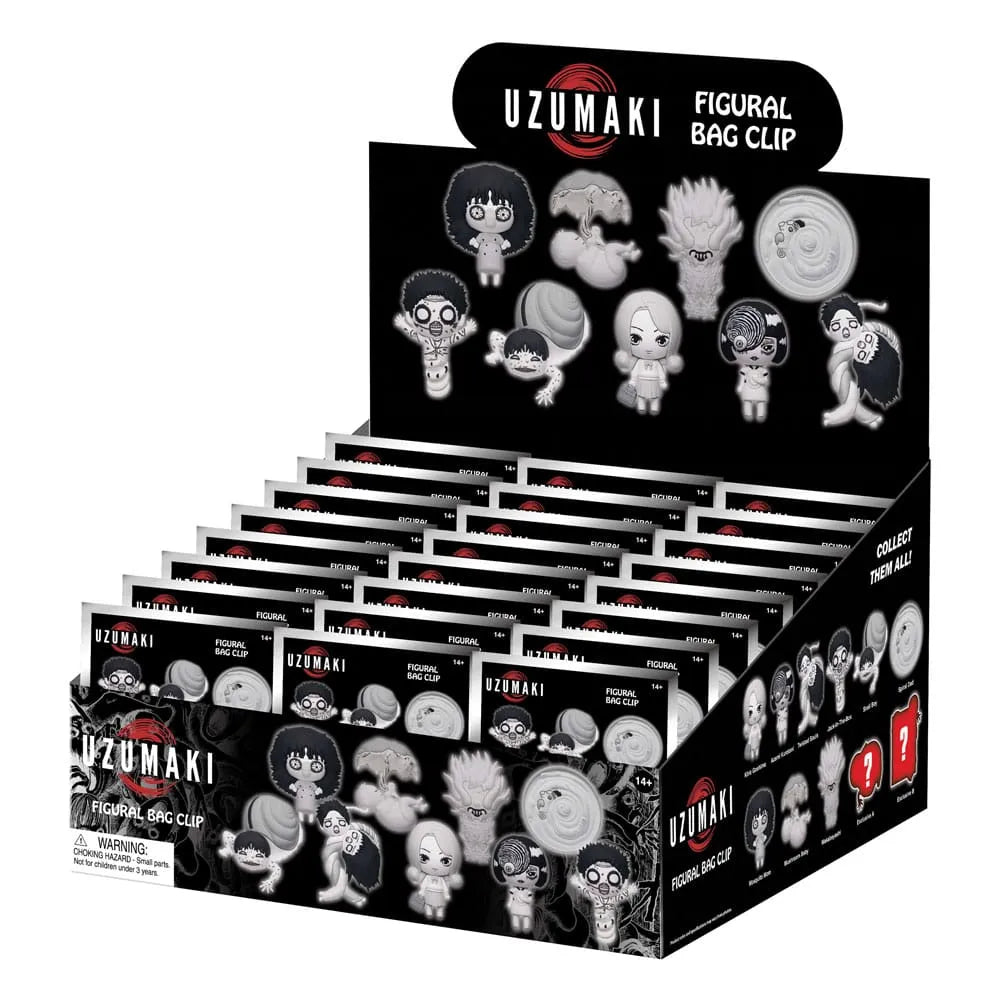 Uzumaki - Spiral Into Horror 3D PVC-Taschenanhänger Serie 1 Display (24) - Smalltinytoystore