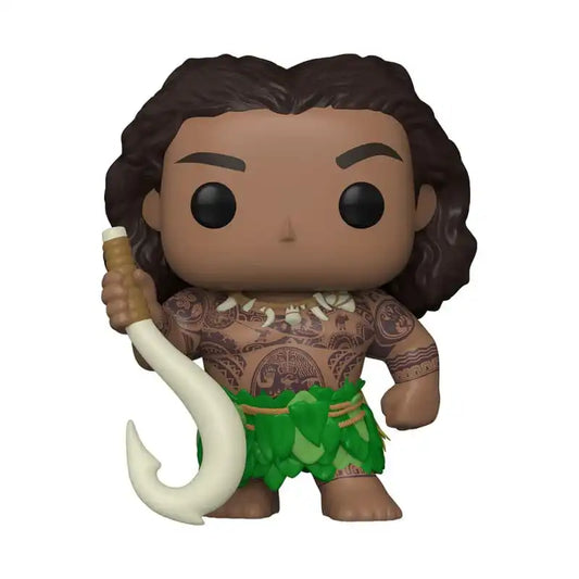 Vaiana 2 POP! & Buddy Vinyl Figur Maui with Fish Hook 9 cm - Smalltinytoystore