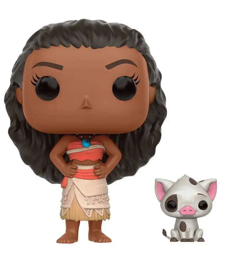 Vaiana POP! Disney Vinyl Figur Vaiana & Pua 9 cm - Smalltinytoystore