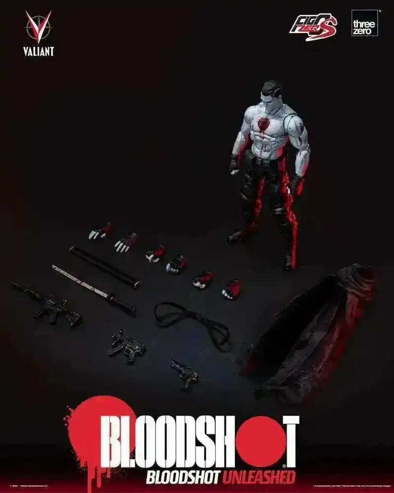 Valiant Comics FigZero S Actionfigur 1/12 Bloodshot Unleashed 15 cm - Smalltinytoystore