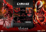 Venom Let There Be Carnage Movie Masterpiece Series PVC 1/6 Carnage 43 cm HOT TOYS - Smalltinytoystore