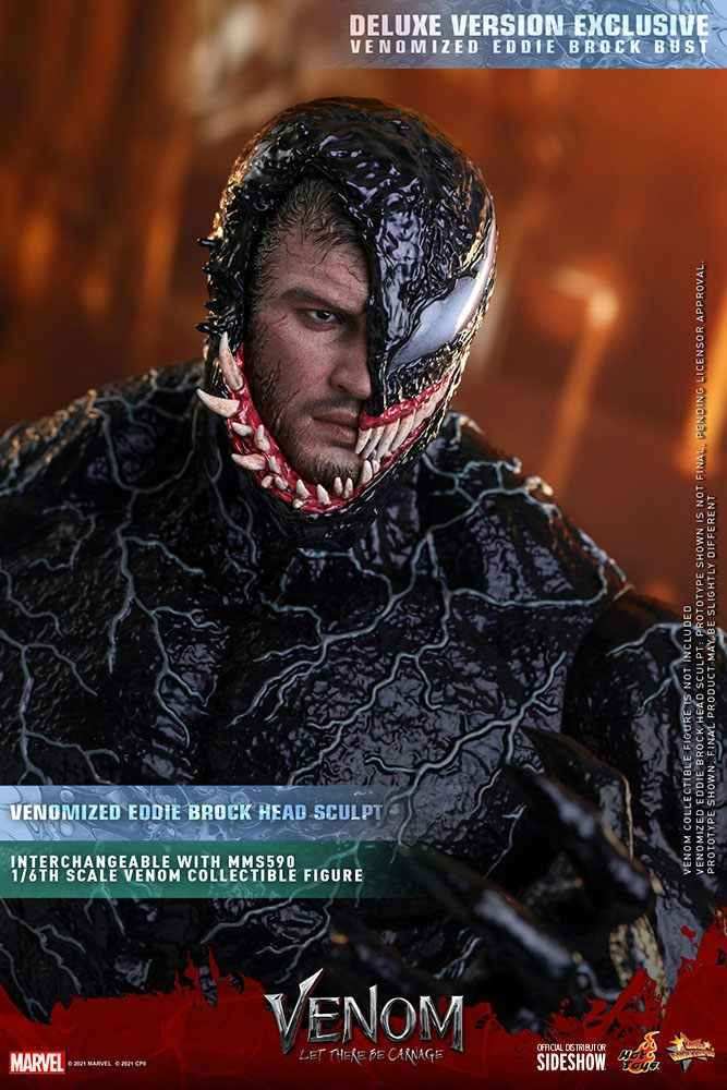 Venom Let There Be Carnage Movie Masterpiece Series PVC 1/6 Carnage Deluxe Ver. 43 cm HOT TOYS - Smalltinytoystore