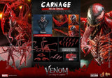 Venom Let There Be Carnage Movie Masterpiece Series PVC 1/6 Carnage Deluxe Ver. 43 cm HOT TOYS - Smalltinytoystore