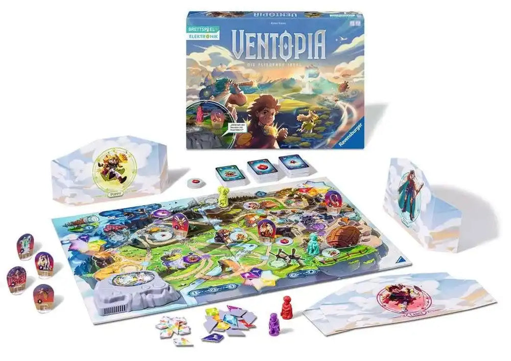 Ventopia - Die fliegende Insel Elektronisches Brettspiel *Deutsche Version* - Smalltinytoystore