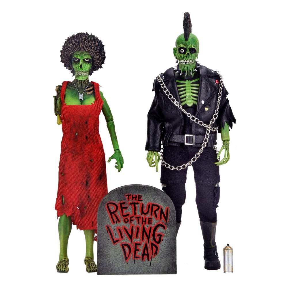 Verdammt, die Zombies kommen Clothed Actionfiguren 2er-Pack Trash & Suicide 20 cm - Smalltinytoystore