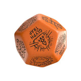 Viridian Würfel Jumbo Würfel Trap Generator Die D12 Orange