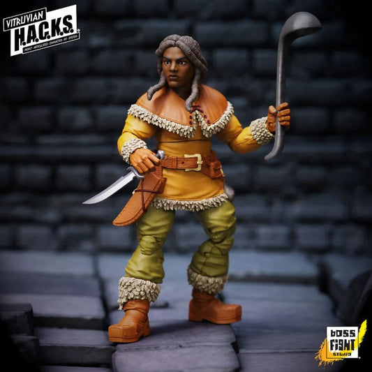 Vitruvian H.A.C.K.S. Actionfigur Dwarf Tavern Keeper Madame Ruskin - Smalltinytoystore