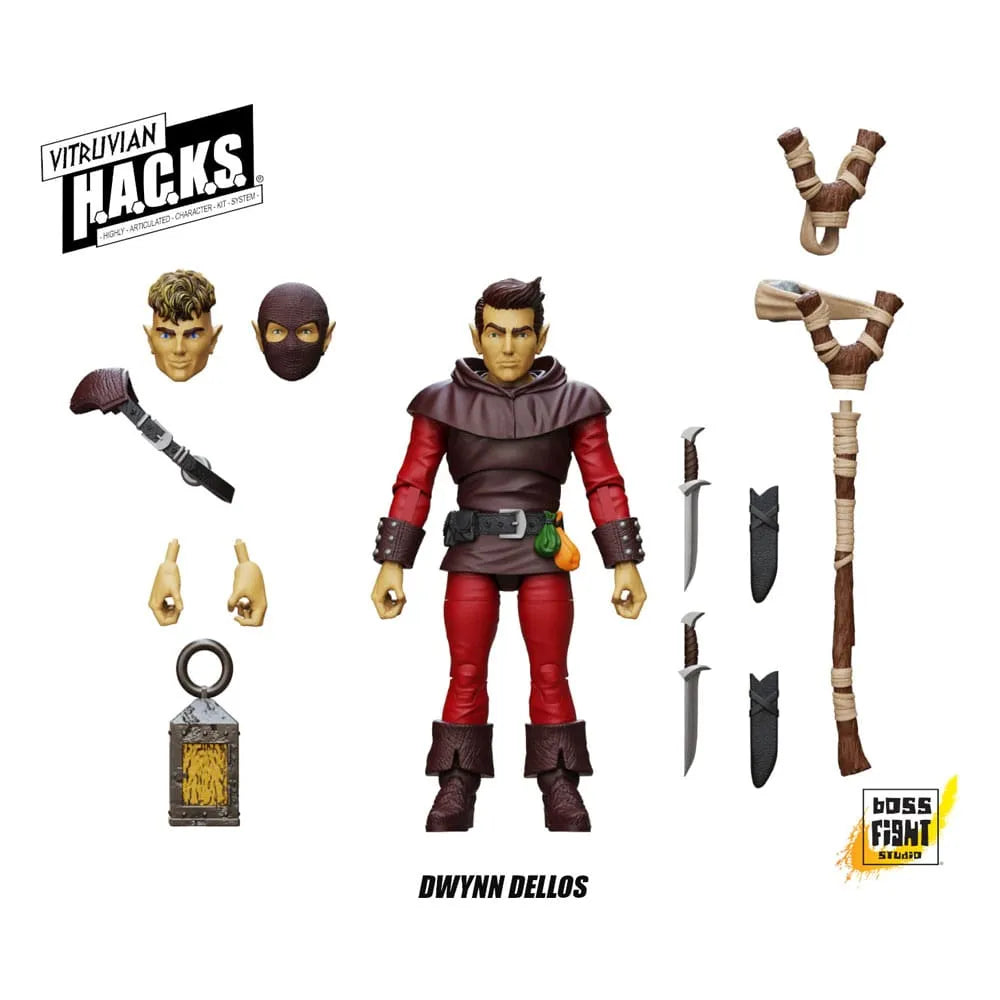 Vitruvian H.A.C.K.S. Actionfigur Halfling Scout Dwynn Dellos - Smalltinytoystore