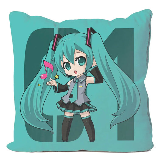 Vocaloid Kissenbezug Hatsune Miku 50 x 50 cm - Smalltinytoystore