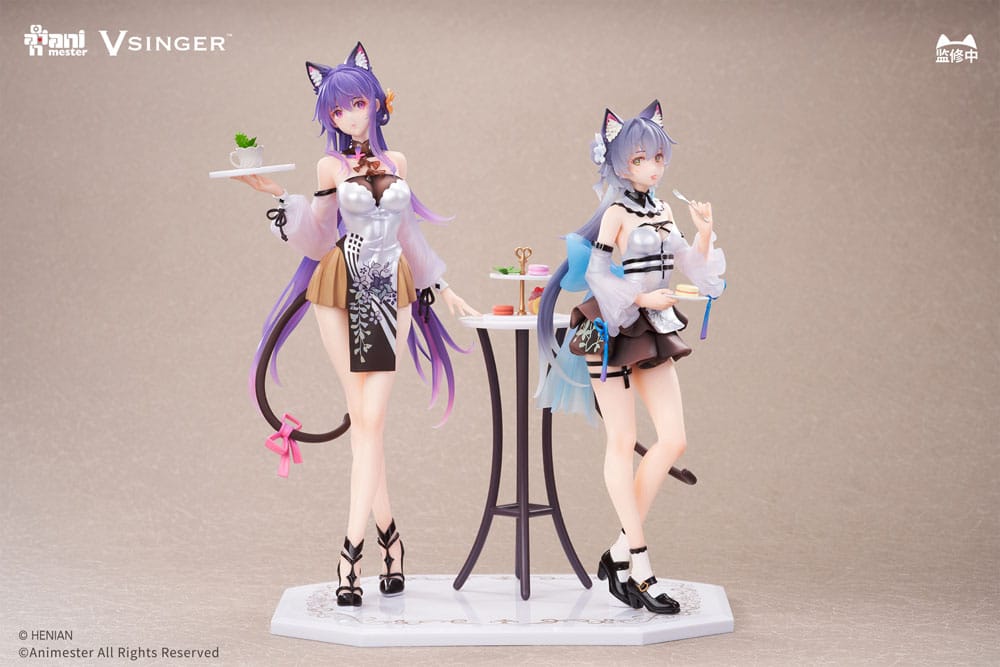 VSinger Luo Tianyi & Mo Qingxian Statuen 1/7 2er-Pack Luo Tianyi & Mo Qingxian Tea Time Melody Ver. - Smalltinytoystore