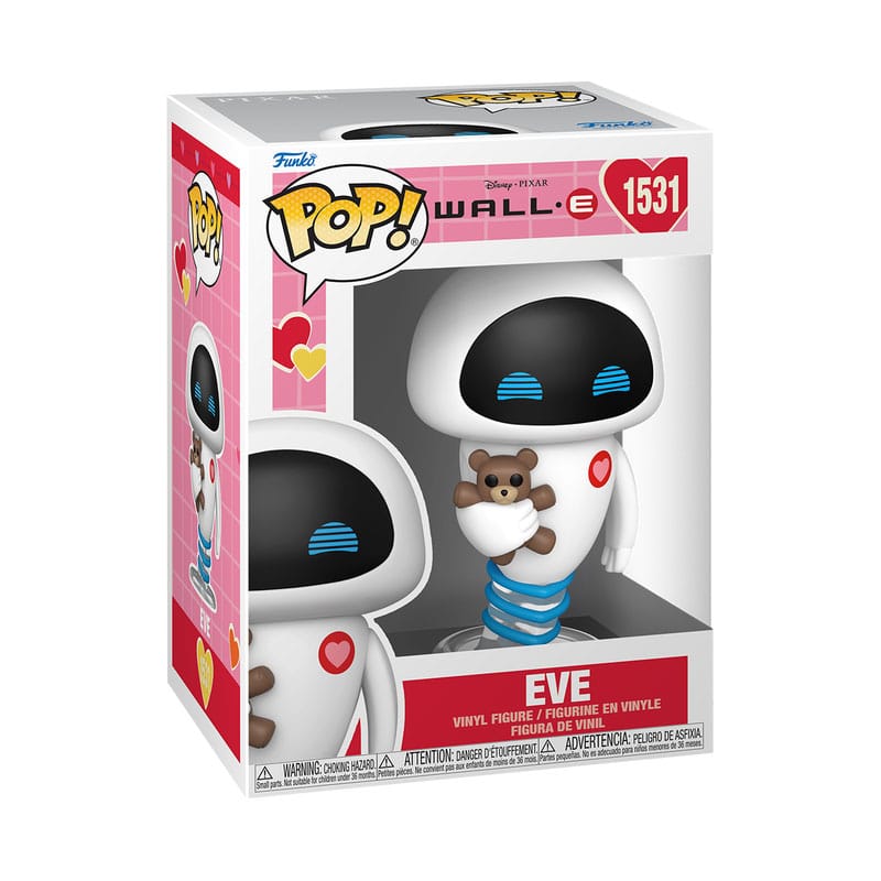Wall-E Valentines POP! Disney Vinyl Figur Eve 9 cm - Smalltinytoystore